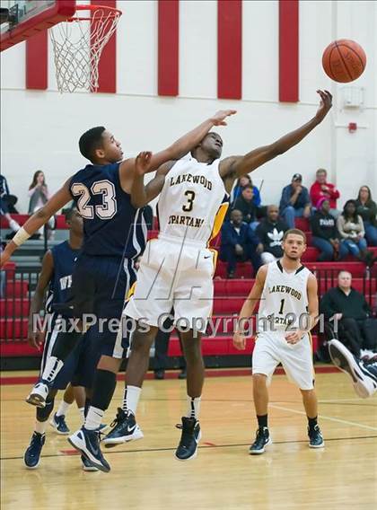 Thumbnail 2 in Wharton vs Lakewood (Northeast High School Christmas Tournament) photogallery.
