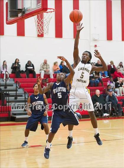 Thumbnail 2 in Wharton vs Lakewood (Northeast High School Christmas Tournament) photogallery.
