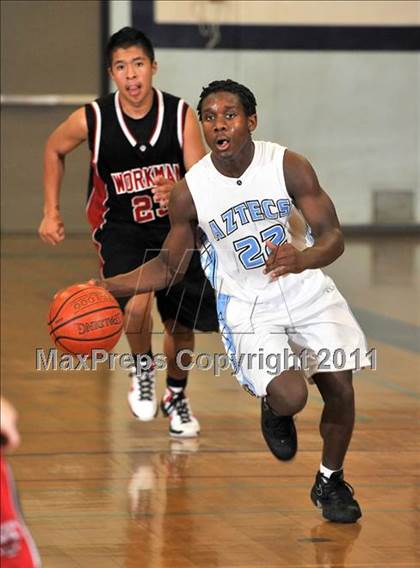 Thumbnail 3 in Workman @ Azusa (Senior Night) photogallery.
