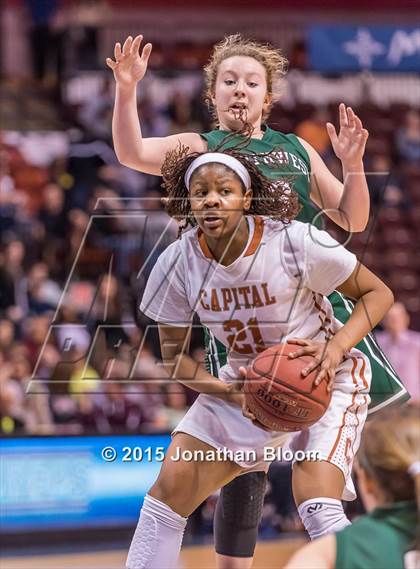 Thumbnail 2 in Northwest Catholic vs. Capital Prep (CIAC Class L Final) photogallery.