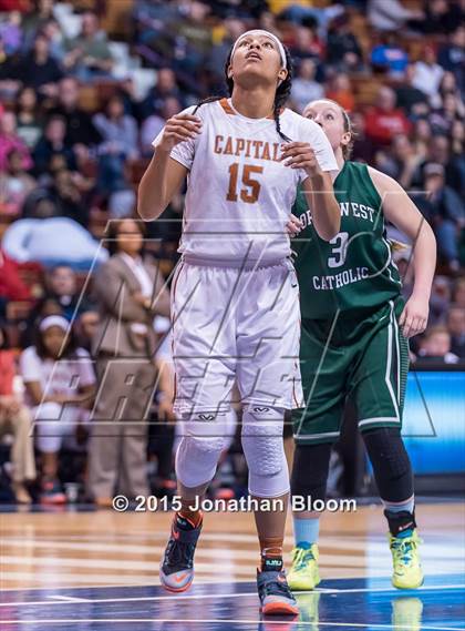 Thumbnail 3 in Northwest Catholic vs. Capital Prep (CIAC Class L Final) photogallery.