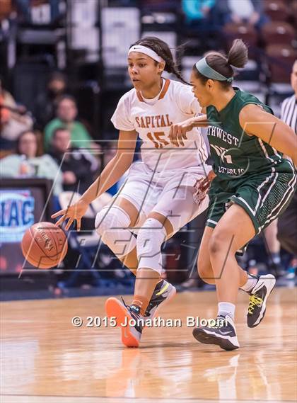Thumbnail 1 in Northwest Catholic vs. Capital Prep (CIAC Class L Final) photogallery.