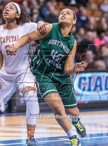 Thumbnail 2 in Northwest Catholic vs. Capital Prep (CIAC Class L Final) photogallery.