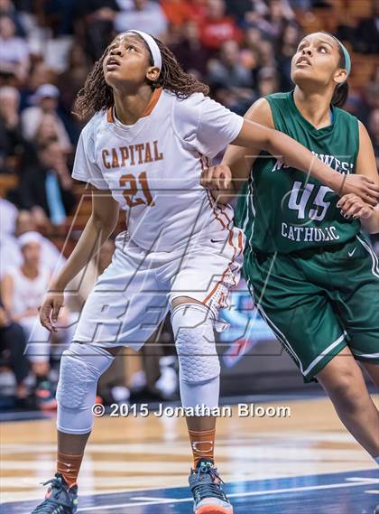 Thumbnail 3 in Northwest Catholic vs. Capital Prep (CIAC Class L Final) photogallery.