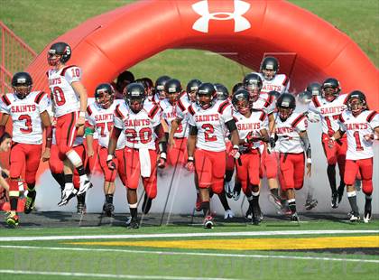 Thumbnail 1 in Riverdale Baptist vs. St. Stephen's & St. Agnes (I-95 Kickoff Classic) photogallery.