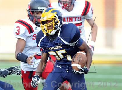 Thumbnail 2 in Riverdale Baptist vs. St. Stephen's & St. Agnes (I-95 Kickoff Classic) photogallery.