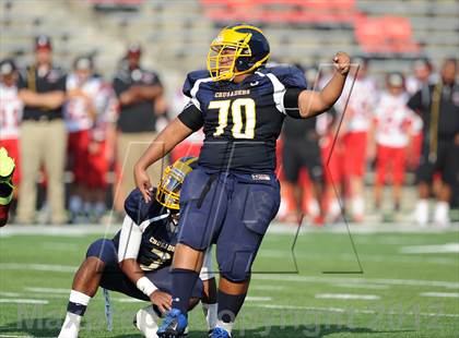 Thumbnail 2 in Riverdale Baptist vs. St. Stephen's & St. Agnes (I-95 Kickoff Classic) photogallery.