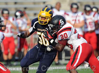 Thumbnail 2 in Riverdale Baptist vs. St. Stephen's & St. Agnes (I-95 Kickoff Classic) photogallery.