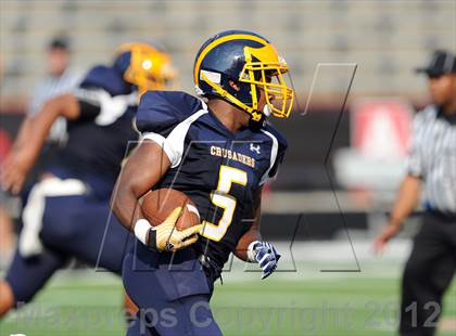 Thumbnail 1 in Riverdale Baptist vs. St. Stephen's & St. Agnes (I-95 Kickoff Classic) photogallery.