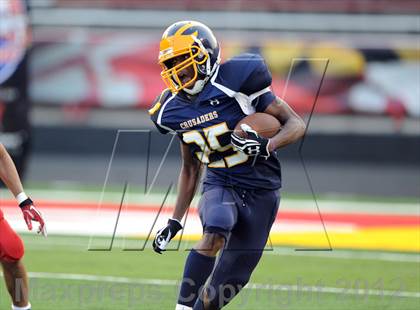 Thumbnail 1 in Riverdale Baptist vs. St. Stephen's & St. Agnes (I-95 Kickoff Classic) photogallery.