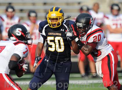 Thumbnail 3 in Riverdale Baptist vs. St. Stephen's & St. Agnes (I-95 Kickoff Classic) photogallery.