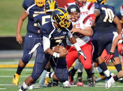 Thumbnail 2 in Riverdale Baptist vs. St. Stephen's & St. Agnes (I-95 Kickoff Classic) photogallery.