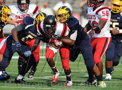 Thumbnail 2 in Riverdale Baptist vs. St. Stephen's & St. Agnes (I-95 Kickoff Classic) photogallery.