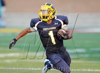 Thumbnail 1 in Riverdale Baptist vs. St. Stephen's & St. Agnes (I-95 Kickoff Classic) photogallery.