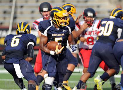 Thumbnail 1 in Riverdale Baptist vs. St. Stephen's & St. Agnes (I-95 Kickoff Classic) photogallery.