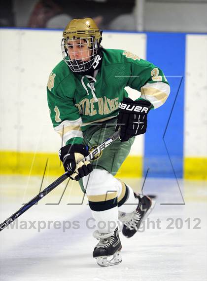 Thumbnail 2 in Darien vs. Notre Dame-West Haven (Carrano Cup Quarterfinal) photogallery.