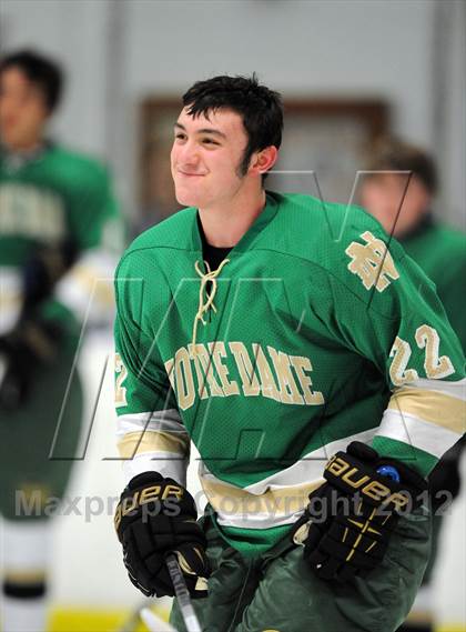 Thumbnail 2 in Darien vs. Notre Dame-West Haven (Carrano Cup Quarterfinal) photogallery.
