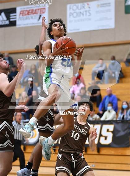 Thumbnail 1 in Saint Francis @ Branson (CIF State North Regional Playoff) photogallery.