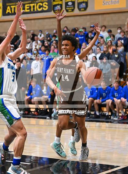 Thumbnail 1 in Saint Francis @ Branson (CIF State North Regional Playoff) photogallery.