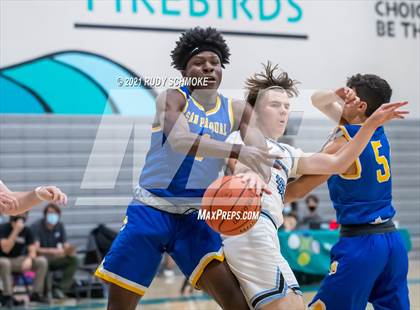 Thumbnail 1 in San Pasqual vs. Pacific Ridge (6th Annual Del Lago Tip Off Classic) photogallery.