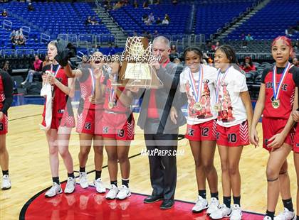 Thumbnail 1 in Kountze @ Paradise (UIL 3A Basketball Division II Final Medal Ceremony) photogallery.