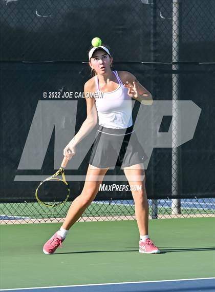 Thumbnail 3 in Mason vs Mason (UIL 2A Girls Doubles State Finals) photogallery.