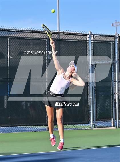 Thumbnail 3 in Mason vs Mason (UIL 2A Girls Doubles State Finals) photogallery.