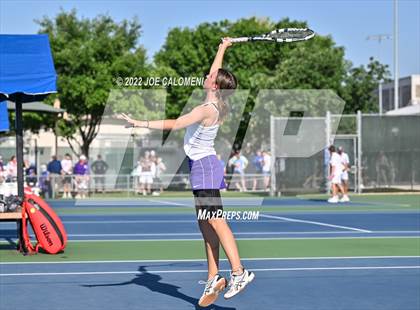 Thumbnail 1 in Mason vs Mason (UIL 2A Girls Doubles State Finals) photogallery.