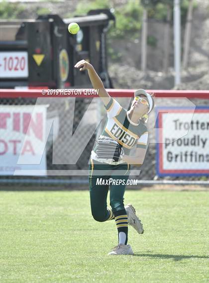 Thumbnail 2 in Edison @ Los Alamitos (Game 1) photogallery.