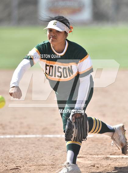 Thumbnail 3 in Edison @ Los Alamitos (Game 1) photogallery.