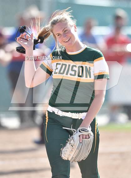 Thumbnail 2 in Edison @ Los Alamitos (Game 1) photogallery.