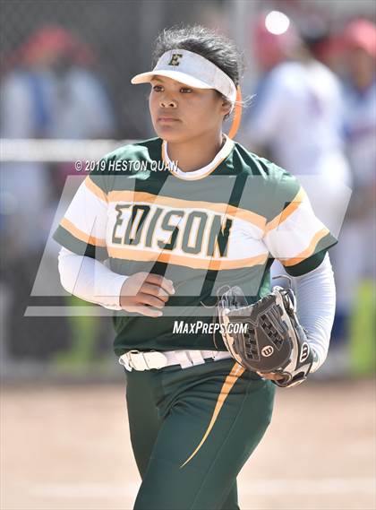 Thumbnail 3 in Edison @ Los Alamitos (Game 1) photogallery.