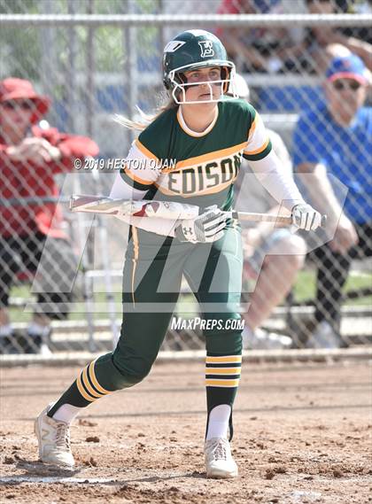Thumbnail 2 in Edison @ Los Alamitos (Game 1) photogallery.