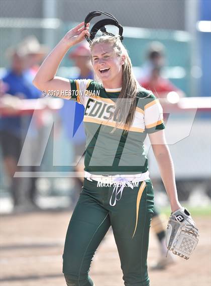 Thumbnail 3 in Edison @ Los Alamitos (Game 1) photogallery.