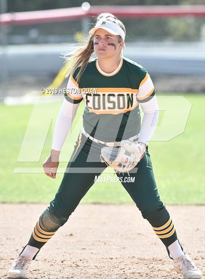 Thumbnail 3 in Edison @ Los Alamitos (Game 1) photogallery.