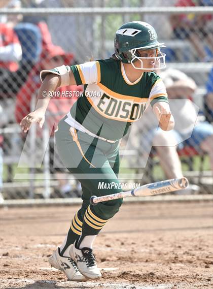 Thumbnail 2 in Edison @ Los Alamitos (Game 1) photogallery.