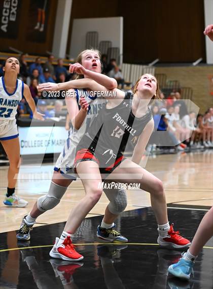 Thumbnail 3 in Foothill @ Branson (CIF  NorCal State D3 Playoff) photogallery.