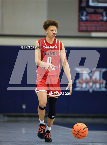 Thumbnail 2 in Harvard-Westlake vs Cajon (19th Annual Rose City Roundball classic Final) photogallery.