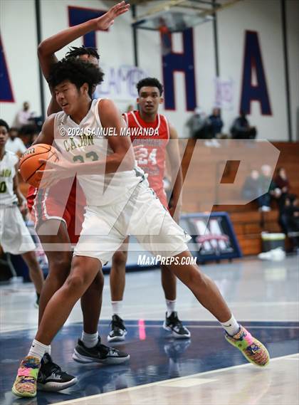 Thumbnail 3 in Harvard-Westlake vs Cajon (19th Annual Rose City Roundball classic Final) photogallery.