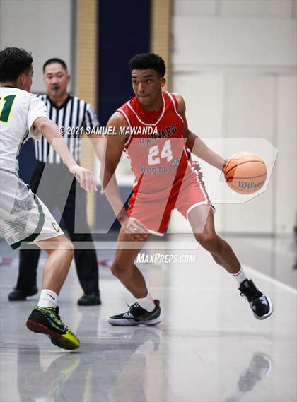 Thumbnail 3 in Harvard-Westlake vs Cajon (19th Annual Rose City Roundball classic Final) photogallery.