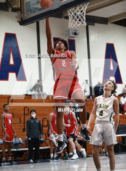 Thumbnail 2 in Harvard-Westlake vs Cajon (19th Annual Rose City Roundball classic Final) photogallery.