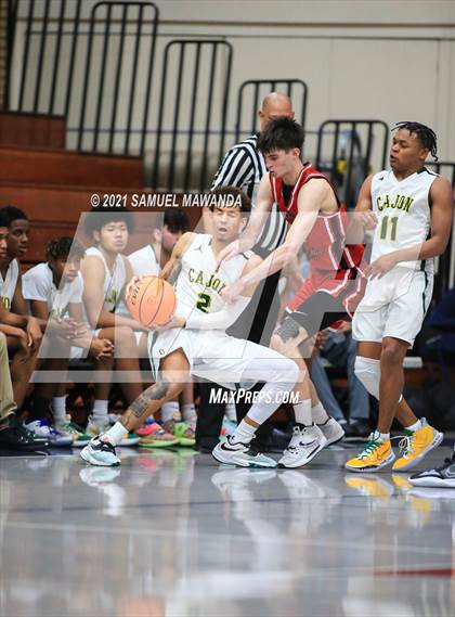 Thumbnail 1 in Harvard-Westlake vs Cajon (19th Annual Rose City Roundball classic Final) photogallery.