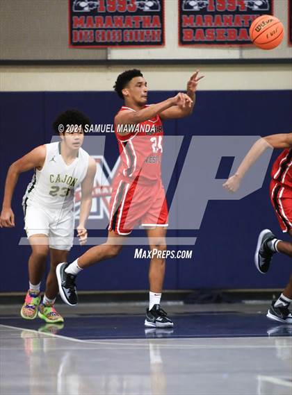 Thumbnail 3 in Harvard-Westlake vs Cajon (19th Annual Rose City Roundball classic Final) photogallery.