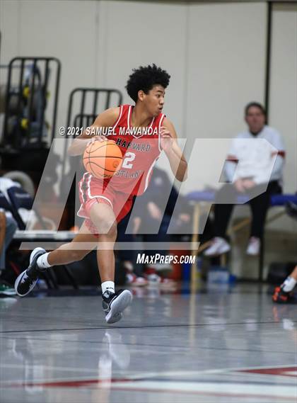 Thumbnail 2 in Harvard-Westlake vs Cajon (19th Annual Rose City Roundball classic Final) photogallery.