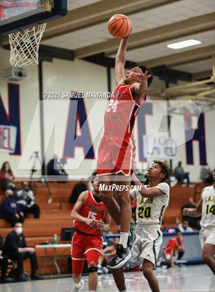 Thumbnail 3 in Harvard-Westlake vs Cajon (19th Annual Rose City Roundball classic Final) photogallery.