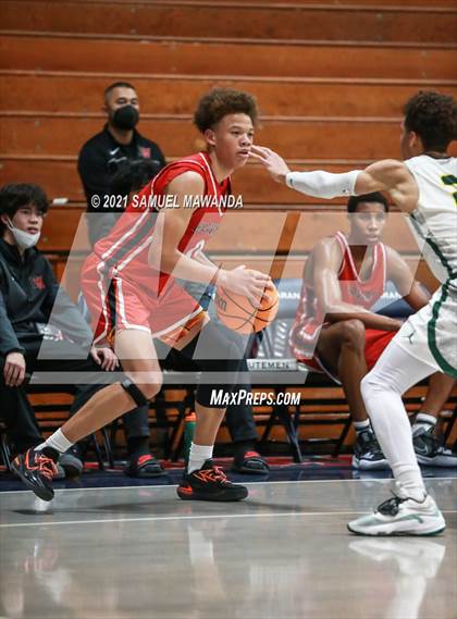 Thumbnail 1 in Harvard-Westlake vs Cajon (19th Annual Rose City Roundball classic Final) photogallery.
