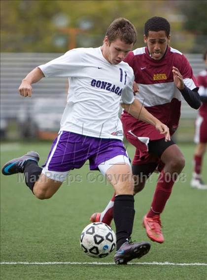 Thumbnail 3 in Bishop McNamara @ Gonzaga (WCAC Quarterfinal) photogallery.