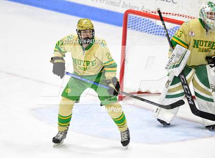 Thumbnail 3 in Northwest Catholic vs. Notre Dame, WH (CIAC D1 Semifinal) photogallery.