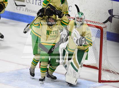 Thumbnail 2 in Northwest Catholic vs. Notre Dame, WH (CIAC D1 Semifinal) photogallery.