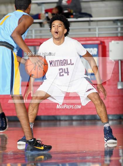 Thumbnail 3 in Kimball [Justin F.] vs  Putnam City West (Thanksgiving Hoopfest) photogallery.